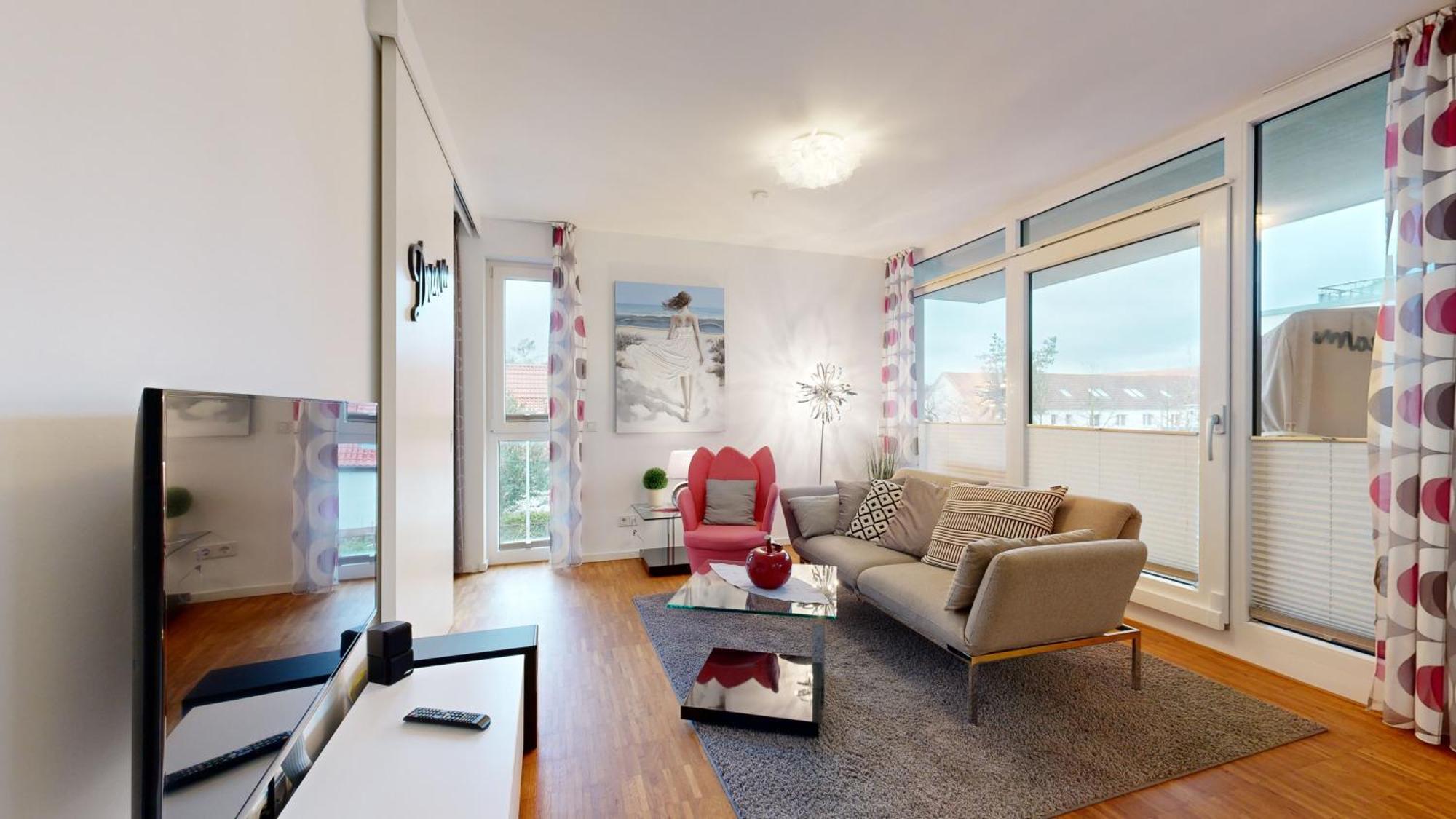 Duenenresort In Binz, Strandnahe Und Moderne Fewos Mit Balkon, Teilweise Mit Meerblick, Eksteriør bilde